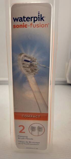 201203ap Waterpik Brand Sonic Fusion Compact 2 Flossing Brush Heads For Sf01 02 03 04