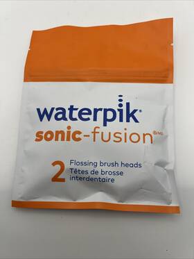 Sffb-2ew-b Waterpik Sonic-fusion 2 Flossing Brush Heads White For Sf01-04 Models
