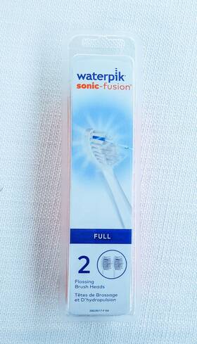 Sffb-2ew Waterpik Sonic Fusion Full 2 Flossing Brush Heads Replacements Nip