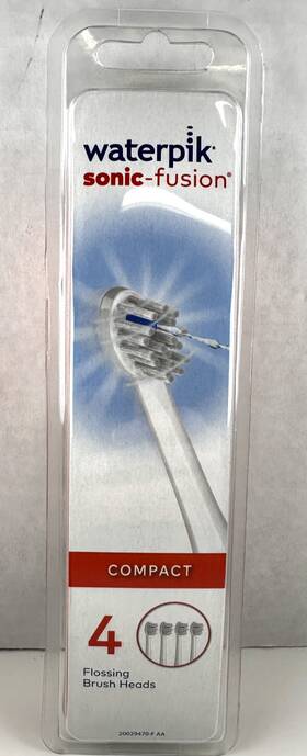Sfrb-4ww Waterpik Sonic-fusion Compact 4 Pk Flossing Brushing Heads Sealed
