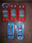 Wisp Packs-20 Colgate Brushes Peppermint 5 Spearmint Mini-brush