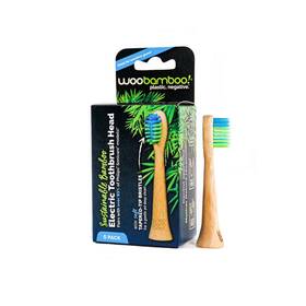 Woobamboo 860007031816 Electric Toothbrush Replacement Heads Soft Sustainable Bpa-free