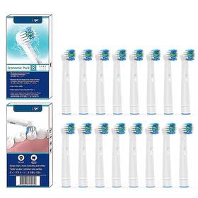 Wuyan 732489206702 Toothbrush Heads For Oral B Electric 16 Pack Replacement Toothbru