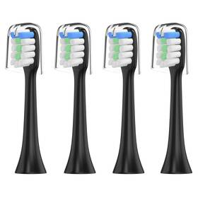 Ys-402 Wuyan 4 Pack Toothbrush Heads For Xiaomi Deep 1 Count Of Black