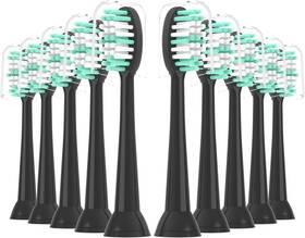 Xiaohead 445052393312 Replacement Toothbrush Heads 10 Pack For Aquasonic Black Series Vibe