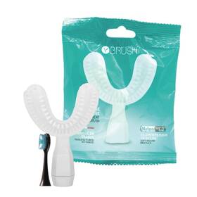 Y-brush 770031226072 Toothbrushes - Duobrush Traditional Flexible 1 Month Autonomy