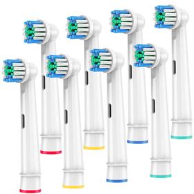 Yeosll 769326160897 Replacement Toothbrush Heads Compatible With Oral 1 Count Pack Of 8 White