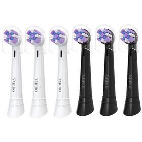Ymus-iozm-6mix Ympbo Pack Of 6 Heads Compatible With Oral B Io 10 9 8 7 5 4 3 Series Electric To