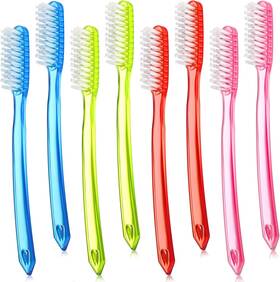 Zopeal 445056167186 Extra Hard And Firm Toothbrush For Adults Bulk Huge Head Bristle Full Hea