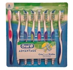Oral-b Crossaction Manual Toothbrushes Soft Bristles For Deep Clean, 8 Pack. Fixed Price $22.87.