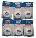 ( Lot Of 6 ) Oral B Essential Dental Floss Cavity Defense Protection Mint 50. Fixed Price $19.95.
