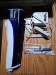 Waterpik Flosser 527G White Cobalt Blue Works. Fixed Price $20.00.