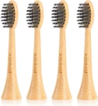 Bamboo Toothbrush Heads Compatible With Philips Sonicare, Soft Charcoal Infused. Fixed Price $35.49.
