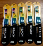 5 Reach Ultra Clean Remove Over 90% Of Plaque Toothbrushes With Free Cap. Fixed Price $11.00.