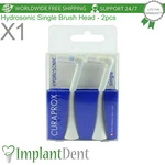 Dental Hydrosonic Single Brush Head 2PCS Gentle Target Cleaning Curaprox. Fixed Price $51.00.