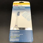 Cvs Health Sonic Clean Replacement Screw-on Brush Heads Value Pack 3 Count. Fixed Price $9.80.