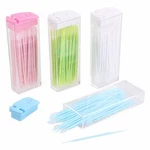 Coobbar 200PCS Double Head 50PCS/BOX Dental Floss Count (pack Of 4), Blue. Fixed Price $16.99.