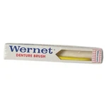 Wernet Denture Toothbrush New Old Stock Vintage Yellow Handle Sealed. Fixed Price $12.87.