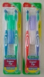 Sunstar Gum Supertip Toothbrush 2PK With Travel Caps #460 Soft. Fixed Price $24.00.