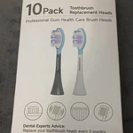 Gtlmtecher Sonic Toothbrush Replacement Heads Soft Bristles 10-PACK Black/white. Fixed Price $11.45.