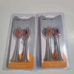 Lot Of 2 Dentistrx Intelisonic Sterling Replacement Heads Toothbrush. Fixed Price $24.95.