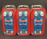 New! 24 Colgate Wisp Mini Brushes Peppermint Freshening Bead - 3 Packages Of 8. Fixed Price $24.95.