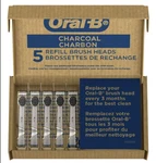 Oral-b Charcoal Electric Toothbrush Replacement Heads Refill 5 Count. Fixed Price $15.00.