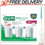 Gum Soft-picks Sunstar 270 3 Travel Cases Rubber Bristles Tooth. Fixed Price $24.49.