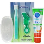 Brilliant First Oral Care Kit Baby Toothbrush, Teether & Gel. Fixed Price $24.74.