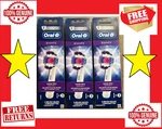 9 Braun Oral 3D Pro Tooth Brush Heads Electric Whitening Refills EB18P-3. Fixed Price $39.99.