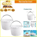 2 Pack Pool Skimmer Baskets For Pentair U-3 Hayward SP1070 Stainless Handle W.... Fixed Price $94.91.