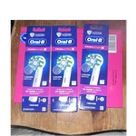 New Lot Of 3, Oral-b Crossaction X Rotating Replacement Brush Heads White 3CT. Fixed Price $29.99.