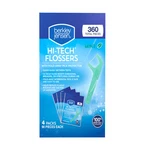 Berkley Jensen Mint Hi Tech Flossers 4 Pk 90 Ct. Fixed Price $14.98.