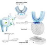 Ultrasonic Electric Toothbrush Adult,automatic U-shape Full Mouth 360. Fixed Price $43.99.