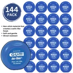 Gum Eez-thru Dental Floss 4YD Shred-resistant 144-PACK, Travel Size Bulk. Fixed Price $97.89.