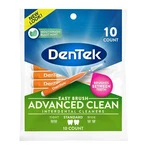 Dentek Easy Brush Advanced Interdental Cleaners, Standard, 10 Count. Fixed Price $14.82.