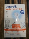 Waterpik Sonic-fusion 2.0 White Electric Toothbrush & Flosser New Open Box. Fixed Price $89.95.