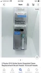 5 Generic Effectaclean Essential Replacement Brush Heads Soniccare. Fixed Price $15.00.
