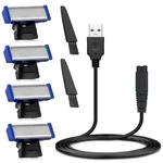 4PCS Linmei Solo Replacement Heads+usb CHARGER+2 Clean Brushes. Fixed Price $20.30.
