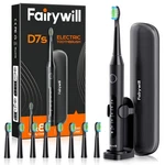 Fairywill Electric Toothbrush Sonic Usb Rechargeable 8 Heads 5 Modes. Fixed Price $16.99.