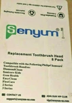 Senyum Toothbrush Replacement Compatibles With Sonicare Handle 8PK. Fixed Price $15.00.