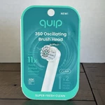 Quip Rev Oscillating Electric Toothbrush Head, Adult Compact Refill, 2 Pack. Fixed Price $11.88.