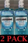 2X Listerine Ultraclean Cool Mint Mouthwash Antiseptic 500 Ml / 16.91 Oz Pack. Fixed Price $49.99.