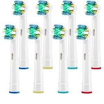 Toothbrush Replacement Heads Refill For Oral 8 Count (pack Of 1), Blue,white. Fixed Price $30.02.