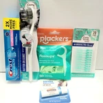 Travel Dental Kit Crest Toothpaste Toothbrush Floss Picks Lip Balm Oral Care Set. Fixed Price $19.50.