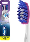 Oral-b 3D White Deep Stain Remover Toothbrushes, 2 Count Medium. Fixed Price $16.99.
