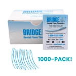 1000-PACK! Floss-aid Bridgeaid Unwaxed Dental Threaders With Box. Fixed Price $59.98.