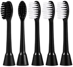 Replacement Heads For Moon Electric Toothbrush, 5 Pack, Black. Fixed Price $32.39.