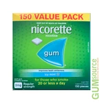 Nicorette 2MG Coated Icy Mint 150 Count Nicotine Gum Box. Fixed Price $49.95.