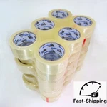 Packing Shipping Tape Clear Tan 24 36 Rolls 2MIL Inch 110 Yards Ups Approved. Fixed Price $34.99.
